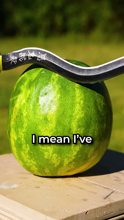 Can This Strange Sword REALLY Slice A Watermelon??