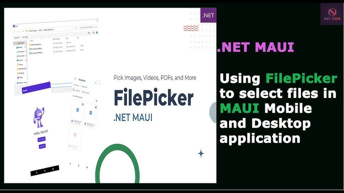 .net Maui File Picker Tutorial Selecting 2024