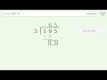 195/3 Long Division — Step-by-Step | Tiger Algebra Solver
