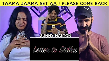 Reaction On : Letter To Sidhu ~ Sunny Malton | Letter To Sidhu Reaction | Beat Blaster