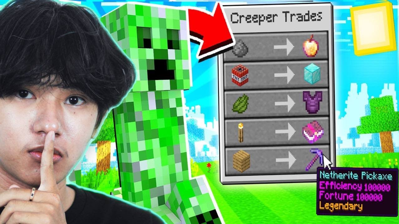 មកលេងMinecraftតែខ្ញុំប្តូររបស់ជាគ្រប់Mob