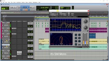 Mixing a mono track into stereo