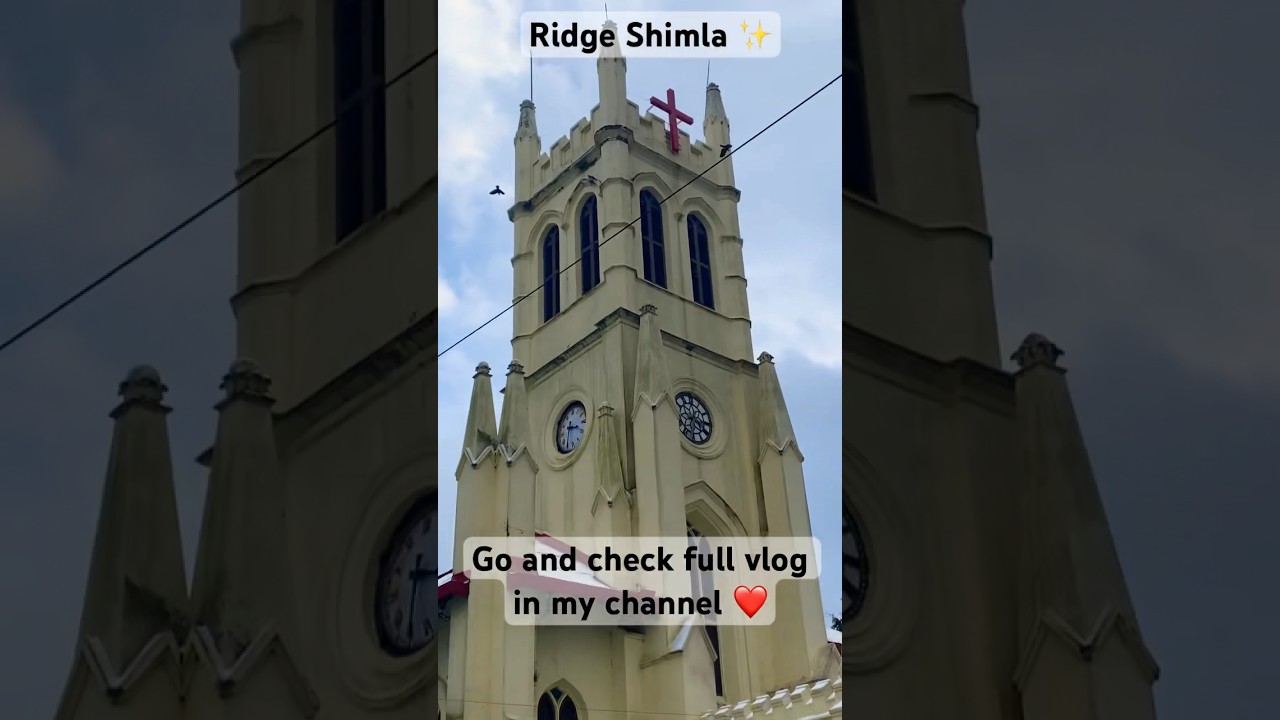 Christ church Shimla ridge Mall Road ❤️
