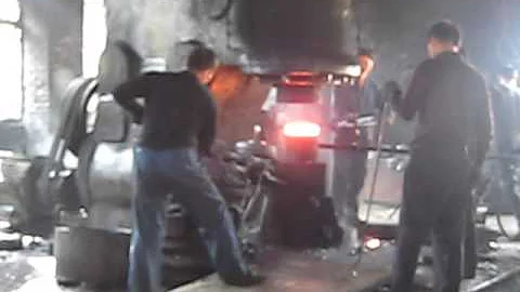 1T pneumatic forging hammer and D51 ring rolling machine rolling rings