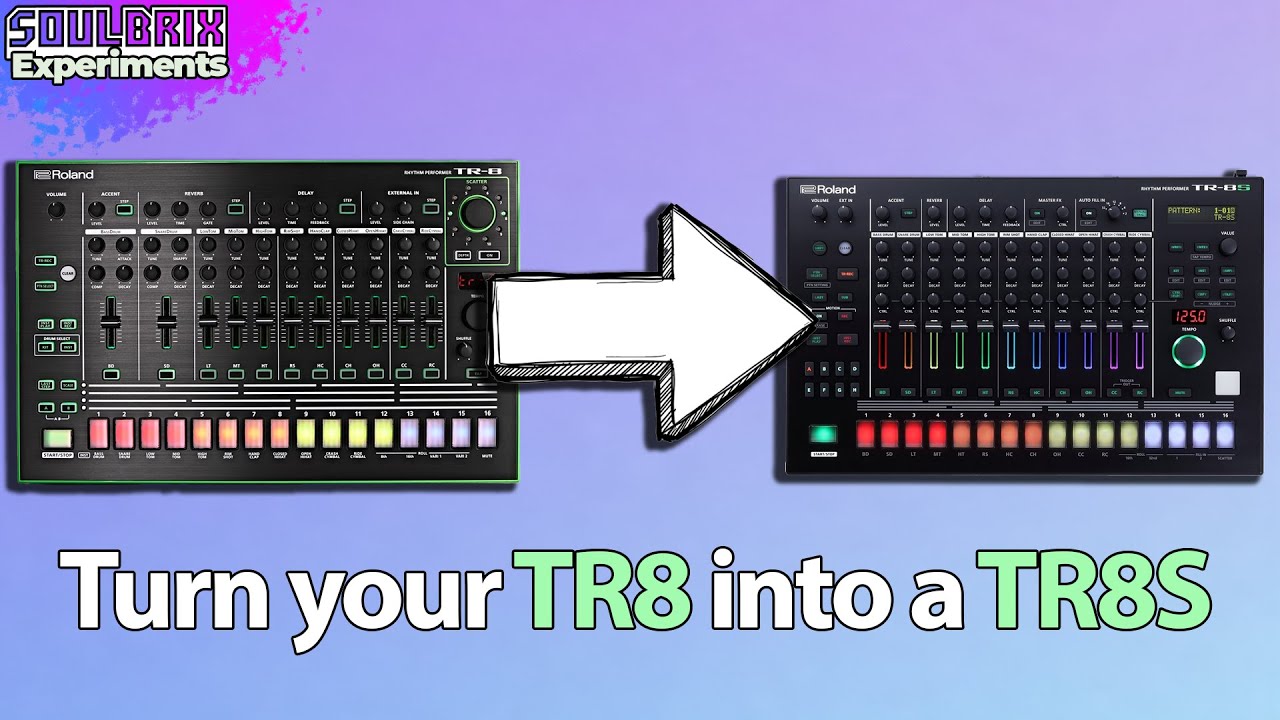 Turn your drum machine into a Roland TR8S for free! - YouTube