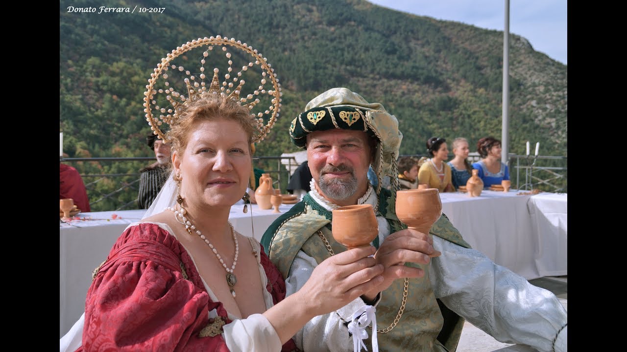 Pettorano sul gizio Rievocazione matrimonio medievale tra Margarita