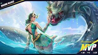 Marvel Rivals Pt152 | Lady Loki Gameplay | Seaside Siren Skin/Spray/Emote/Emoji/MVP Showcase