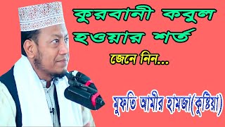 কুরবানি কবুল হওয়ার শর্ত জেনে নিন.....মুফতি আমির হামজা**new waz 2020** screenshot 3