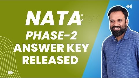 🎉 Exciting News! NATA 2023 Session 2 Answer Key Released! 📚🔑