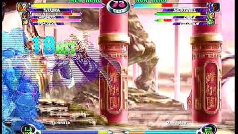 MvC2 Online (360): Brett (MSP) vs Das igloo (Cab/Sent/Col) 10 .:10.16.09:.