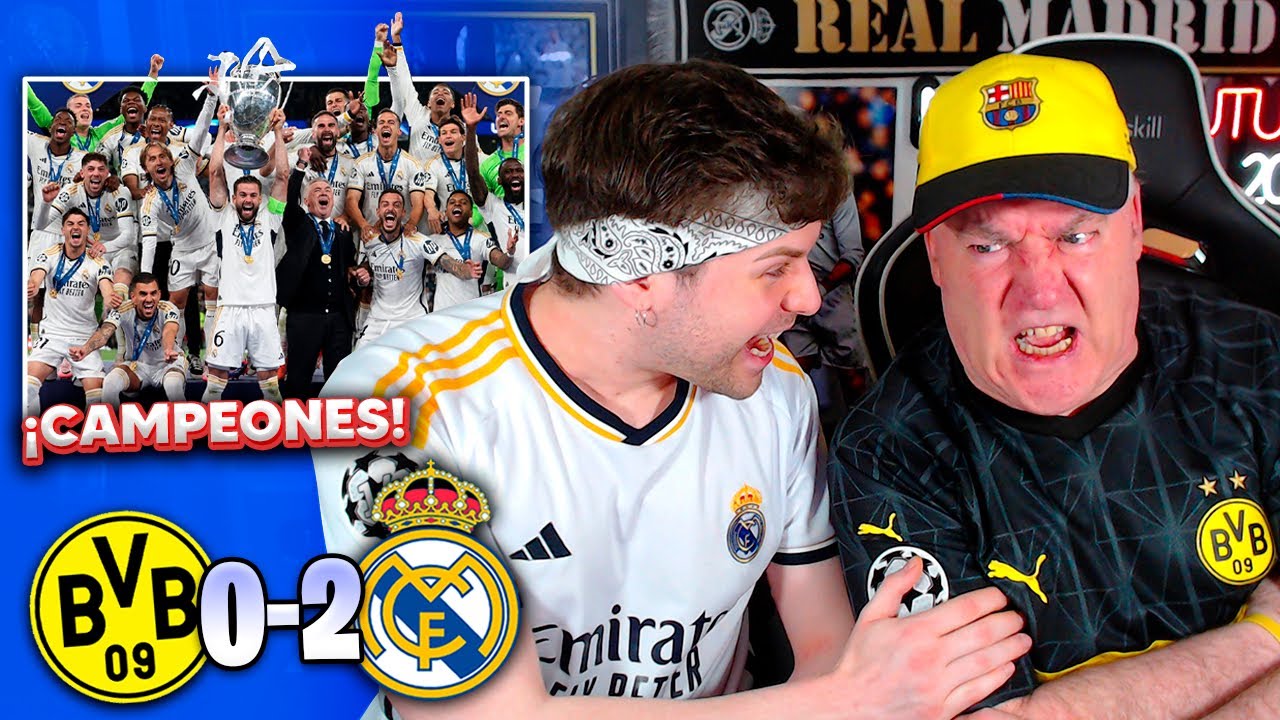 ¡CAMPEONES! BORUSSIA DORTMUND 0-2 REAL MADRID | FINAL Champions League 2024