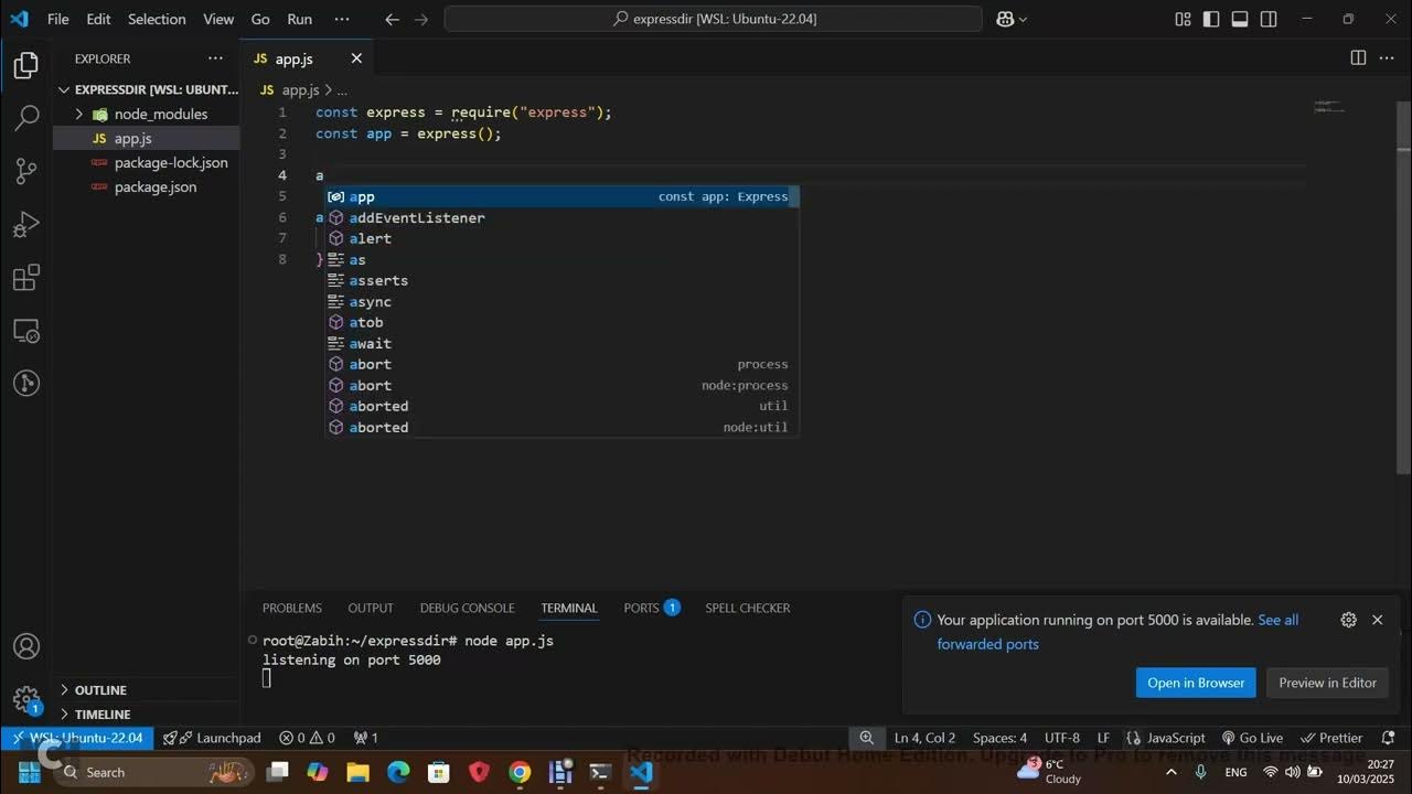 Basic examples of #express.js and #javascript - YouTube