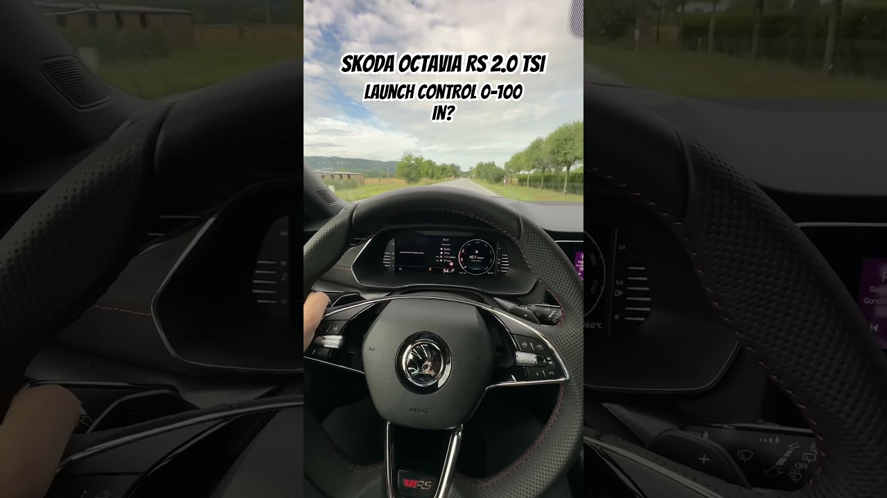  KODA OCTAVIA RS 2 0 TSI LAUNCH CONTROL HOW FAST WAS THAT Skoda Octavia Rs Launchcontrol