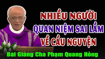 Tại Sao Chúng Ta Cầu Nguyện Hoài Mà Chưa Được Chúa Ban - Bài Giảng Cha Micae Phạm Quang Hồng