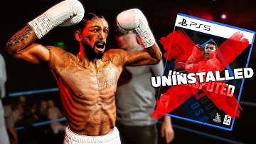 Undisputed Career Mode - RAGE QUIT!! UNINSTALLED THE GAME!!