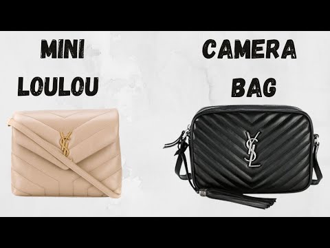 YSL CAMERA BAG VS MINI LOULOU BAG/Mod shots, What fits, which one
