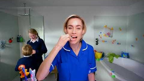 Family flossing with DenTek UK