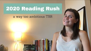 A Way Too Ambitious 2020 Reading Rush TBR