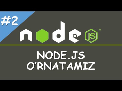 Video: Windows-ga react JS-ni qanday o'rnataman?