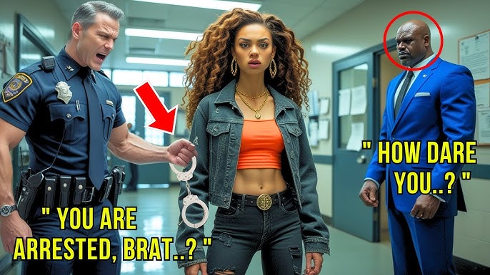Racist Cop Jails Black Woman for Fun, Unaware She's the Big Shaq's Daughter... - YouTube