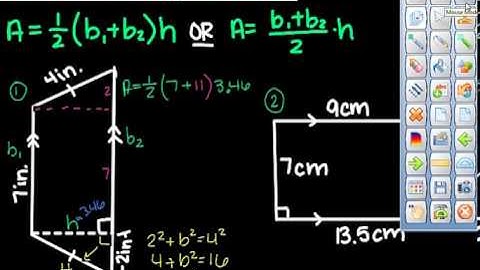Area of triangles, trapezoids, and kites