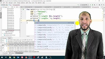 18 Android Kotlin   Data Types   String   get length match compareTo equals