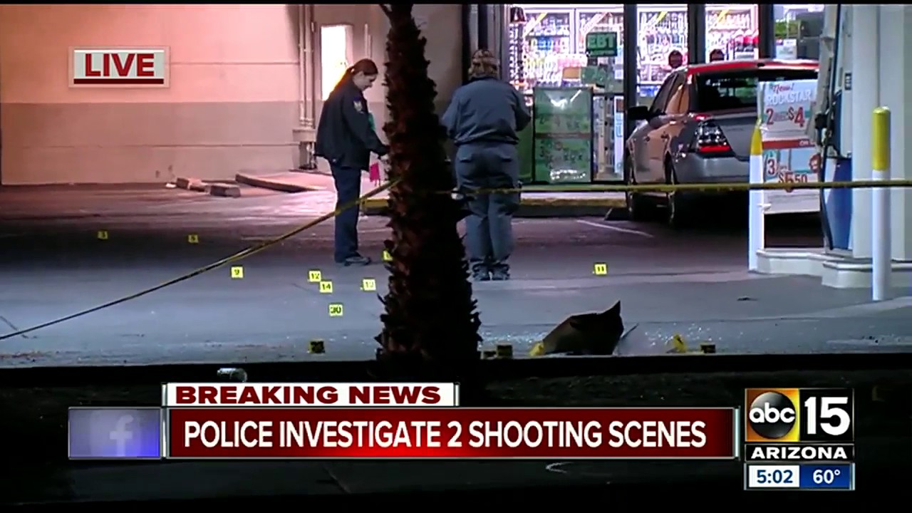 PD: Man shot during argument at Phoenix gas station - YouTube