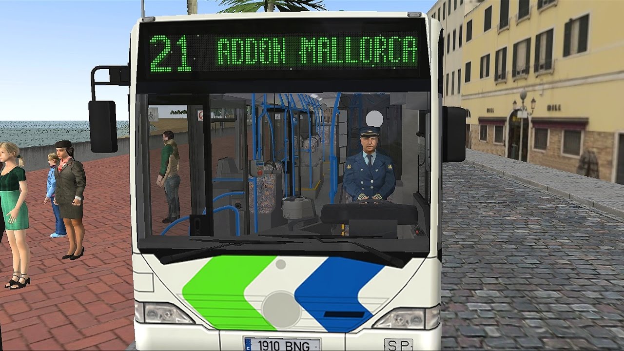 OMSI 2 - Mallorca Line 21 Palma Airport to S'Arenal Gameplay 4K