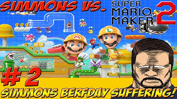 Super Mario Maker 2! Simmons vs. Game Part 2 - YoVideogames