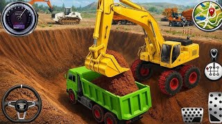 Railroad Builder Simulator 3D - Highway Excavator Construction JCB - Android GamePlay  screenshot 3