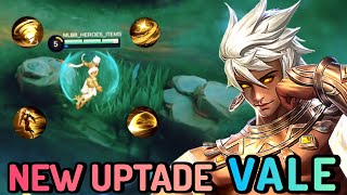 VALE REVAMP CRAZY COMBO SKILL BEST BUILD AND EMBLEM 2024 | VALE UPTADE - MOBILE LEGENDS