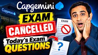 Capgemini Exam Cancelled | Capgemini communication round Exam