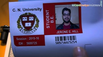 Simple to design ID card using DRPU ID card design software