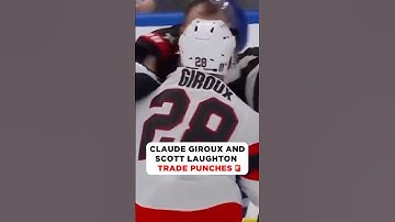Claude Giroux and Scott Laughton TRADE PUNCHES 🚨