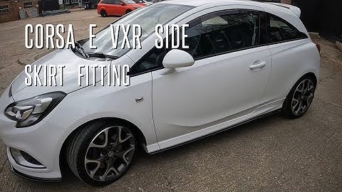 Triple R Composites Vauxhall Corsa E VXR Side Skirt Fitting