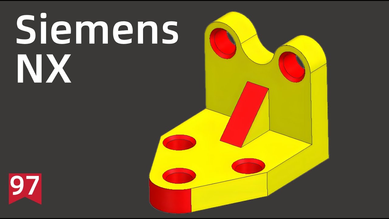 Siemens NX Tutorial for beginners,basic model exercise -97