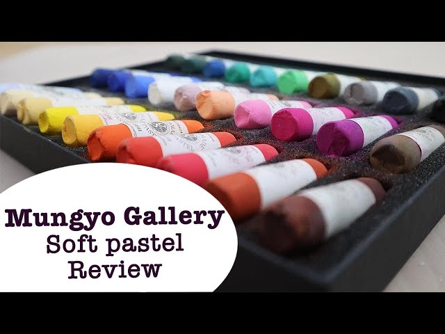 Art Reviews Mungyo Soft Pastels 64 (Strawberry Cake) Drawing