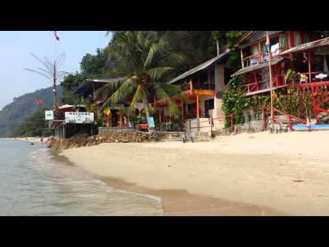 Walk & talk on White Sand Beach / Koh Chang / Thailand  (just passed Rock Sand Resort & Restaurant)