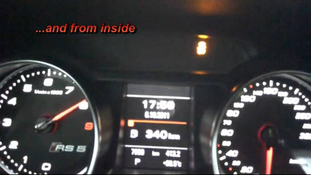 Audi RS5 Quattro brutal launch control.