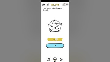 Brain Out Level 146 How many triangles are there? Walkthrough Solution #shorts