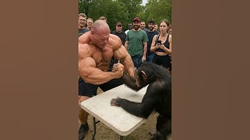 Bodybuilder vs Chimp!