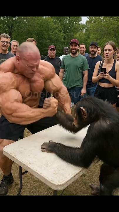 Bodybuilder vs Chimp!