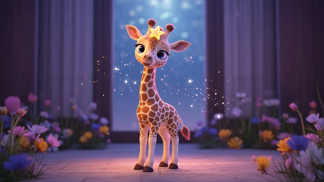 Baby Starlight Giraffe ✨🦒🌟 | Kids Fantasy Song | Learn Colors Under the Starry Sky