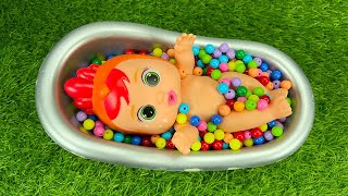 Soothing Asmr Soft Candy And Makeup Twisting In A Peaceful Bath