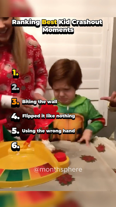 Ranking Best Kid Crashout Moments #shorts