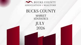 Bucks County Housing Market Statistics July 2026