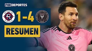 😍 GOLES DE MESSI Y SUÁREZ | New England Revolution 1-4 Inter Miami | HIGHLIGHTS | MLS 2024