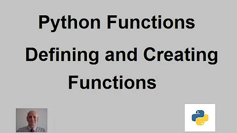 Defining and creating Python functions