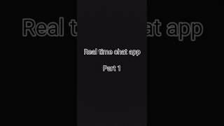 Real time chat app part 1 #chatapp #ai #reactjs #nodejs #websocket #mysql #tailwindcss #viral