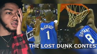 Vince Copied Kobe! Unseen Kobe Bryant vs Tracy McGrady Dunk Contest 1997| REACTION!